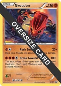 Groudon - XY52 (XY Black Star Promo) - Jumbo Cards - Pokemon card