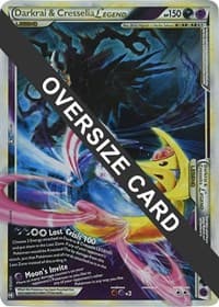 Darkrai & Cresselia Legend - 99/102 & 100/102 (Single Oversized Promo) - Jumbo Cards - Pokemon card