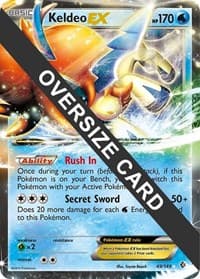 Keldeo EX - Jumbo Cards - Pokemon card