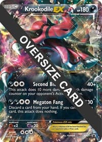 Krookodile EX - XY25 - Jumbo Cards - Pokemon card