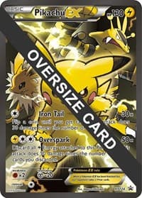 Pikachu EX - XY124 - Jumbo Cards - Pokemon card