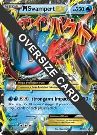 M Swampert EX - XY87 - Jumbo Cards - Pokemon card