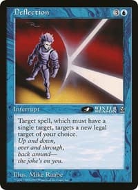 Deflection (4th Place) (Arena League) - Oversize Cards - Magic: The Gathering card