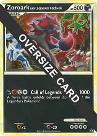 Zoroark and Legendary Pokemon (World of Illusions Promo) - Jumbo Cards - Pokemon card