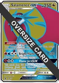 Salamence GX - SM139 (SM Black Star Promo) - Jumbo Cards - Pokemon card