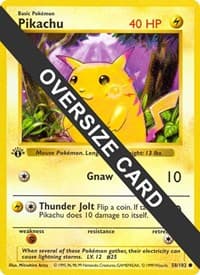 Pikachu - Jumbo Cards - Pokemon card