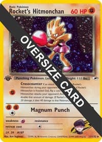 Rocket's Hitmonchan - Jumbo Cards - Pokemon card