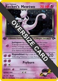 Rocket's Mewtwo - Jumbo Cards - Pokemon card