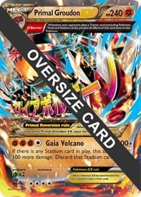 Primal Groudon EX - Jumbo Cards - Pokemon card