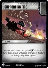 Supporting Fire - Titan Masters Attack - Transformers TCG card