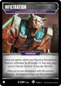 Infiltration - Titan Masters Attack - Transformers TCG card