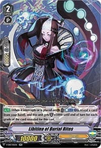 Libitina of Burial Rites - V-EB13: The Astral Force - Cardfight Vanguard card