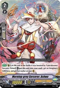 Morning-grey Sorcerer, Ashwa - V-EB13: The Astral Force - Cardfight Vanguard card