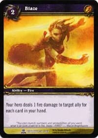 Blaze - Servants of the Betrayer - WoW card