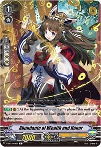 Abundante of Wealth and Honor - V-EB13: The Astral Force - Cardfight Vanguard card