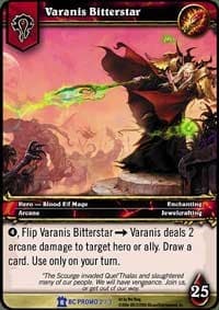Varanis Bitterstar - TBC Promo - WoW card