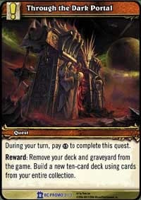 Through the Dark Portal - TBC Promo - WoW card