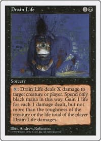 Drain Life - Fifth Edition - Magic: The Gathering card