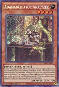 Adamancipator Analyzer - Secret Slayers - YuGiOh card