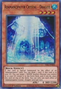 Adamancipator Crystal - Dragite - Secret Slayers - YuGiOh card
