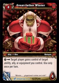 Great-father Winter - Feast of Winter Veil - WoW card