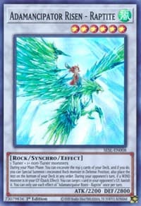 Adamancipator Risen - Raptite - Secret Slayers - YuGiOh card
