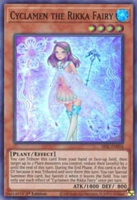 Cyclamen the Rikka Fairy - Secret Slayers - YuGiOh card