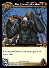 The Abominable Greench - Feast of Winter Veil - WoW card