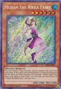 Mudan the Rikka Fairy - Secret Slayers - YuGiOh card