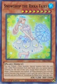Snowdrop the Rikka Fairy - Secret Slayers - YuGiOh card