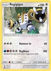 Regigigas - SM243 - SM Promos - Pokemon card