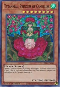 Tytannial, Princess of Camellias - Secret Slayers - YuGiOh card