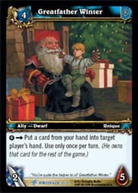 Greatfather Winter - Feast of Winter Veil - WoW card
