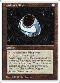 Aladdin's Ring - Summer Magic - Magic: The Gathering card
