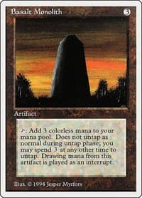 Basalt Monolith - Summer Magic - Magic: The Gathering card