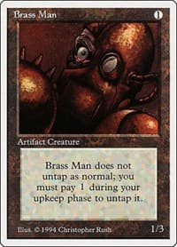 Brass Man - Summer Magic - Magic: The Gathering card