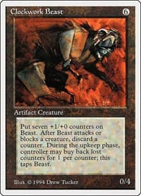Clockwork Beast - Summer Magic - Magic: The Gathering card