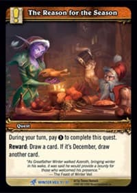 The Reason for the Season - Feast of Winter Veil - WoW card