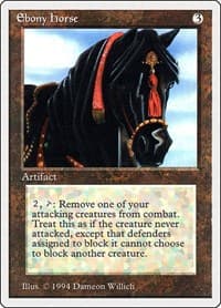 Ebony Horse - Summer Magic - Magic: The Gathering card