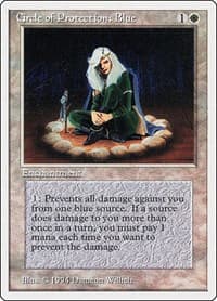 Circle of Protection: Blue - Summer Magic - Magic: The Gathering card