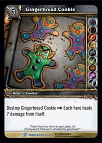 Gingerbread Cookie - Feast of Winter Veil - WoW card