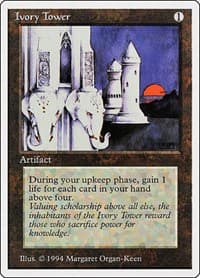 Ivory Tower - Summer Magic - Magic: The Gathering card