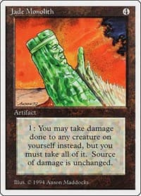 Jade Monolith - Summer Magic - Magic: The Gathering card