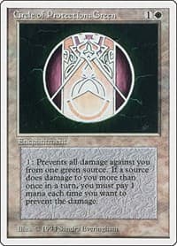 Circle of Protection: Green - Summer Magic - Magic: The Gathering card