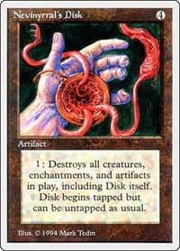 Nevinyrral's Disk - Summer Magic - Magic: The Gathering card