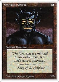 Obsianus Golem - Summer Magic - Magic: The Gathering card