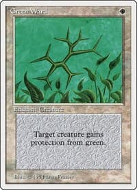 Green Ward - Summer Magic - Magic: The Gathering card