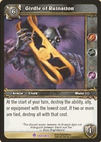 Girdle of Ruination - CRP - WoW card