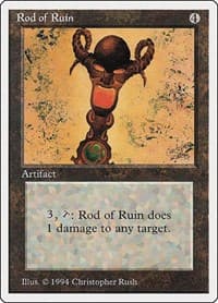 Rod of Ruin - Summer Magic - Magic: The Gathering card