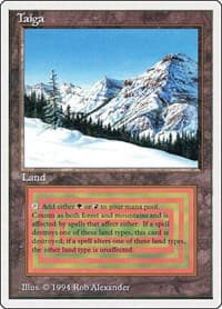 Taiga - Summer Magic - Magic: The Gathering card